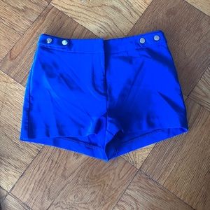 Blue shorts
